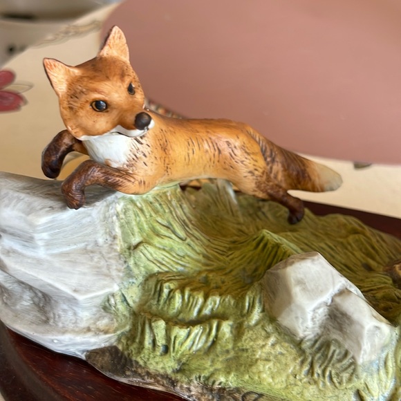 Hunting Dog and Fox Figurine by Andrea by Sadek 6731 Year 1983 - Picture 4 of 8